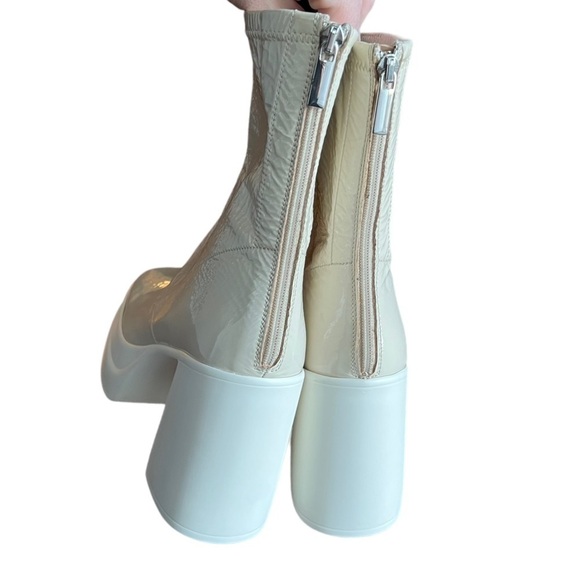 Free People - Double Stack Platform Bootie Sz39 1/2 - Picture 7 of 13